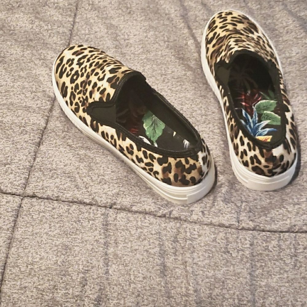 Leopard Slip Ons  